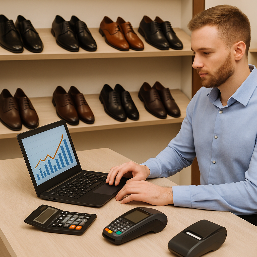 01. حسابات محلات الأحذية الرجالية