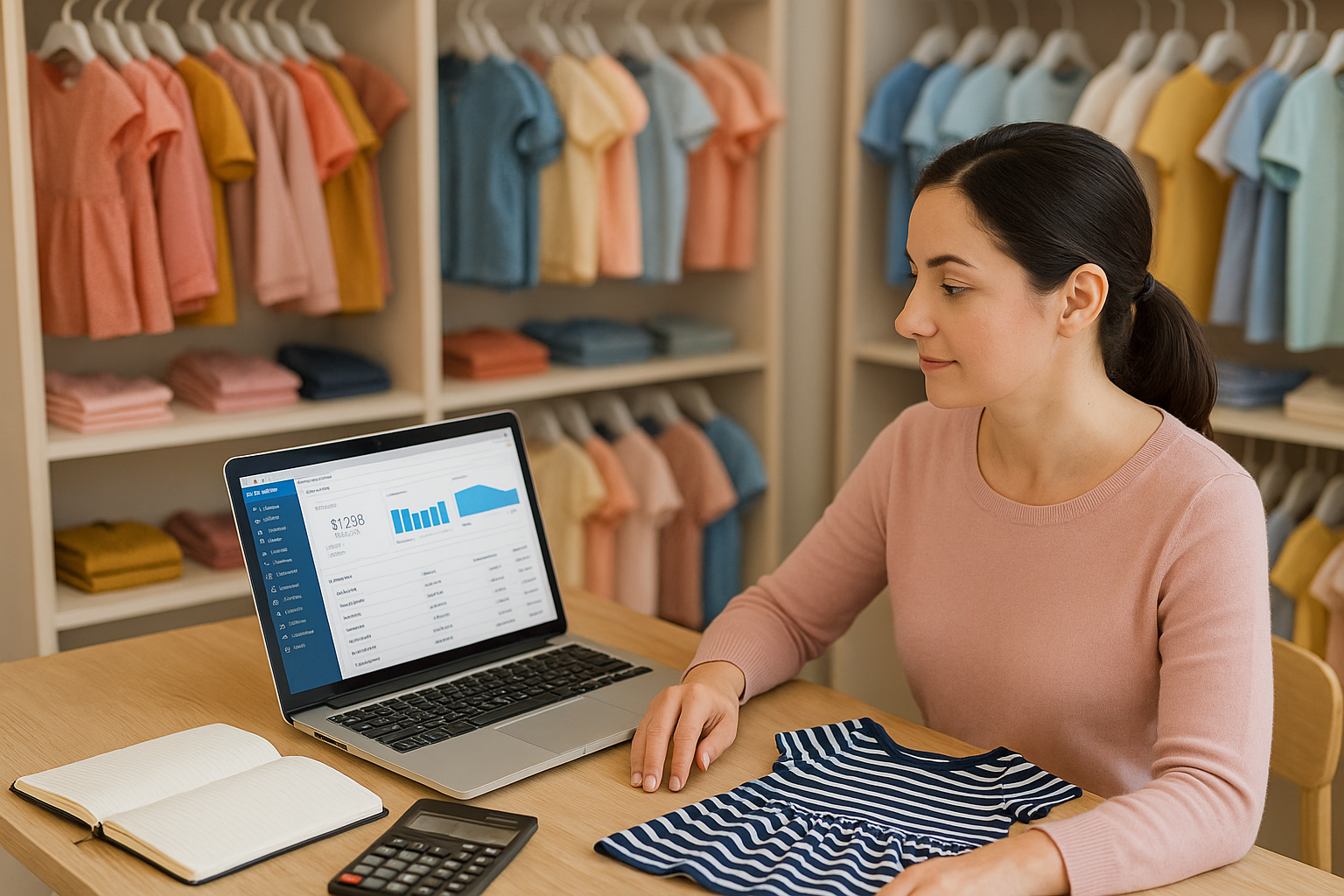 حسابات محلات ملابس الاطفال