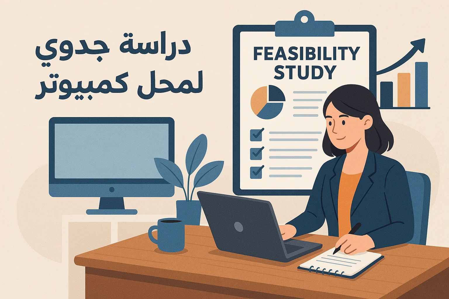 دراسة جدوي محلات الكمبيوتر