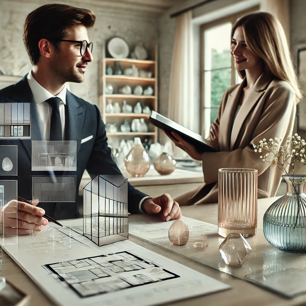 مبيعات الزجاج