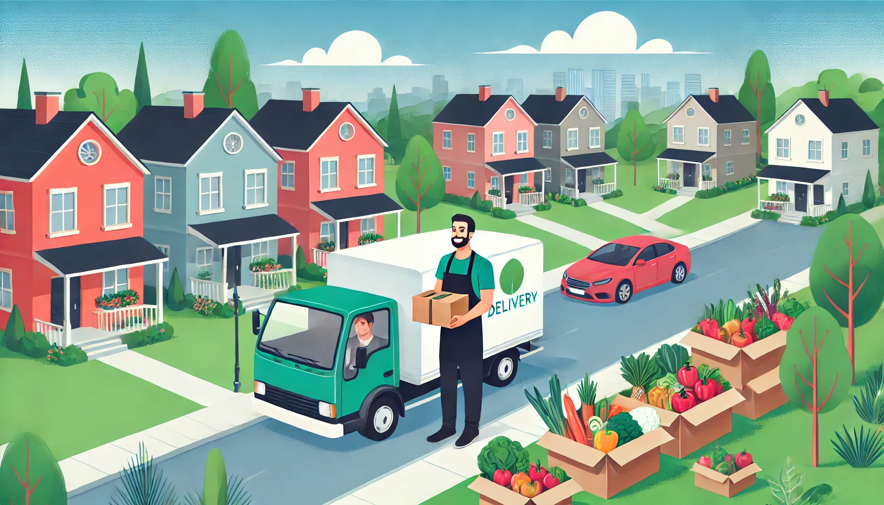 مبيعات الخضار والفاكهة