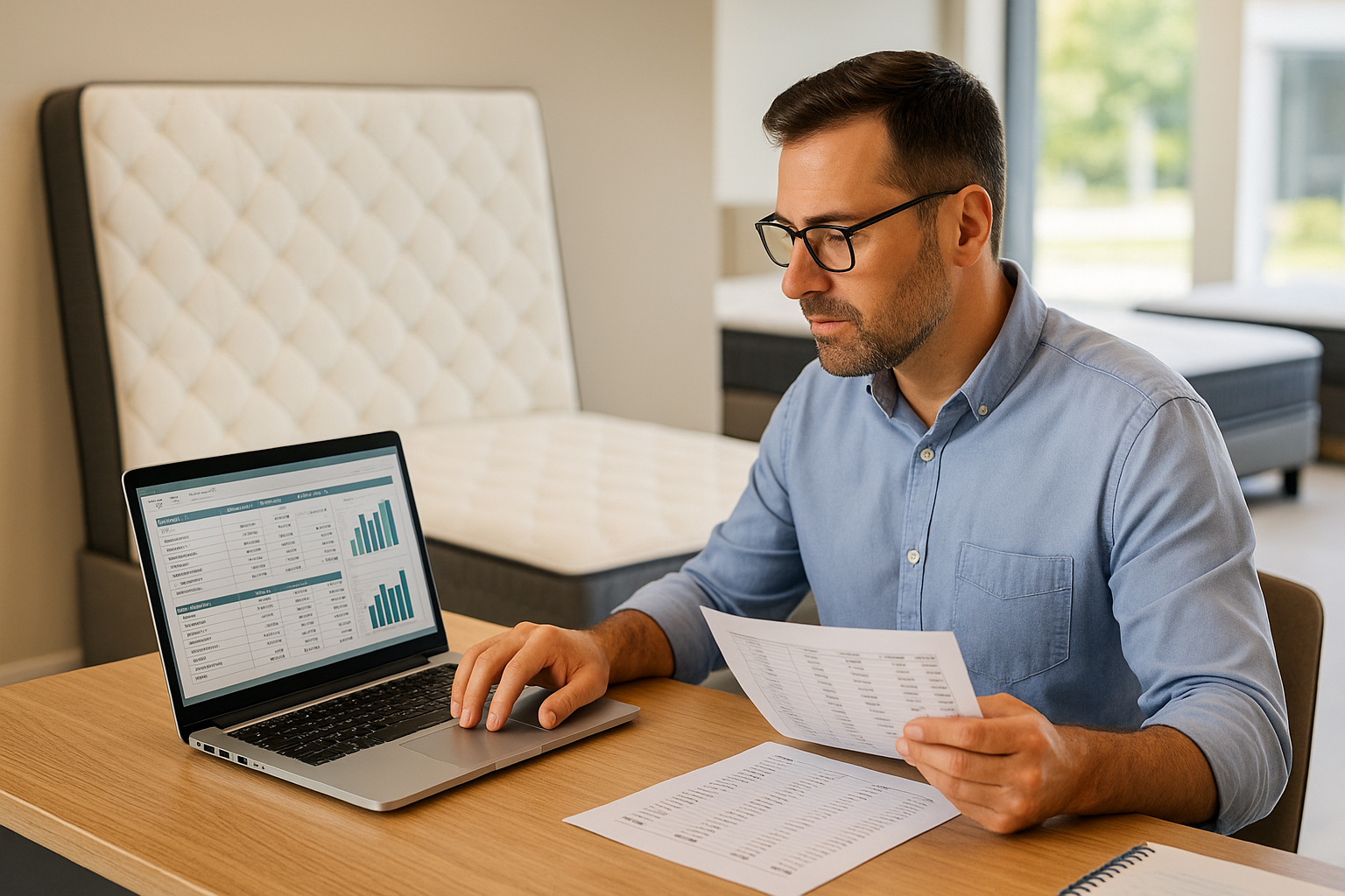 حسابات محلات المراتب -01