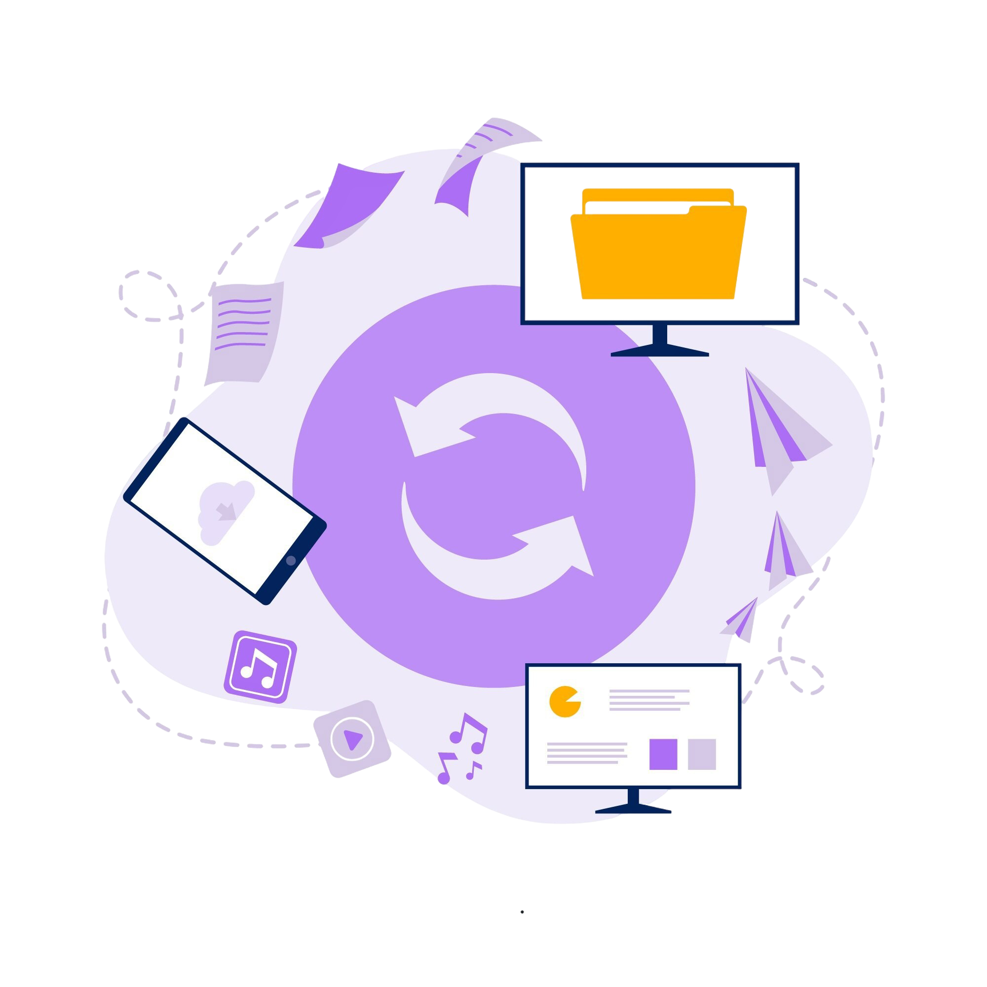 transfer-files-concept-landing-page
