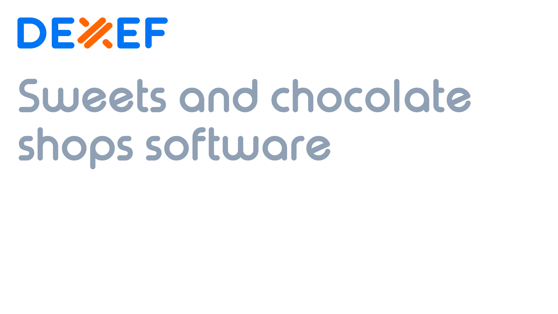 برنامج ادارة محلات الحلويات والشيكولاته